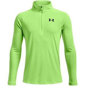 Tričko s dlhým rukávom Under Armour UA Tech 2.0 1/2 Zip-GRN