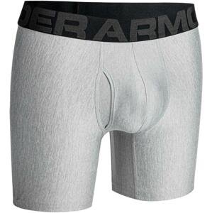 Boxerky Under Armour UA Tech 6in 3 Pack-GRY