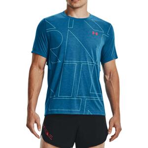 Tričko Under Armour UA Run Trail Tee-BLU