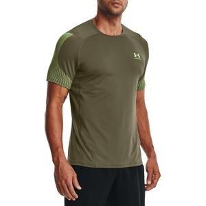 Tričko Under Armour UA HG Armour Fitted Nvlty SS-GRN