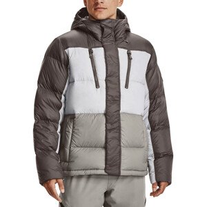 Bunda s kapucňou Under Armour CGI Down Blocked Jkt-BRN