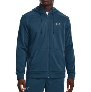 Mikina s kapucňou Under Armour UA Armour Fleece FZ Hoodie-BLU