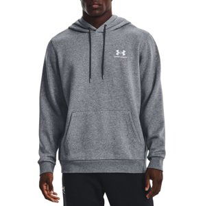 Mikina s kapucňou Under Armour UA Essential Fleece Hoodie-GRY