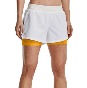 Kompresné šortky Under Armour UA Iso-Chill Run 2N1 Short-WHT