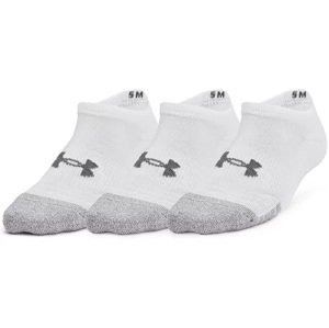 Ponožky Under Armour UA Heatgear 3pk No Show Yth-WHT