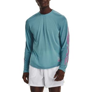 Tričko s dlhým rukávom Under Armour UA RUNNING ANYWHERE BREEZE LS-BLU