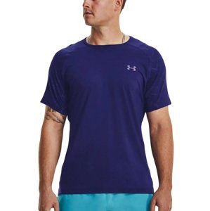 Tričko Under Armour UA Rush Emboss SS-BLU