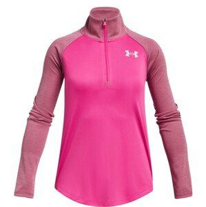 Mikina s kapucňou Under Armour Tech Graphic 1/2 Zip-PNK