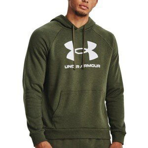 Mikina s kapucňou Under Armour UA Rival Fleece Logo HD-GRN