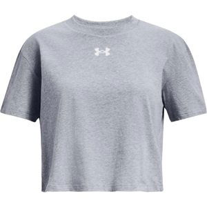 Tričko Under Armour UA CROP SPORTSTYLE LOGO SS-GRY