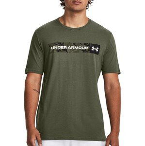 Tričko Under Armour UA CAMO CHEST STRIPE SS-GRN