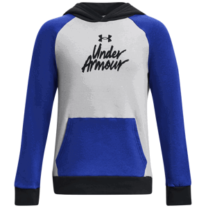 Mikina s kapucňou Under Armour Under Armour Rival Fleece Script Colorblock