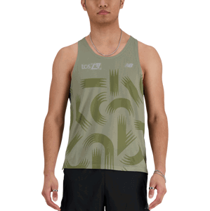 Tielko New Balance London Edition Printed Athletics Run Singlet