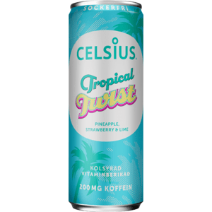 Power a energy drinky CELSIUS Celsius 355ml Tropical Twist - Pineapple Strawberry Lime