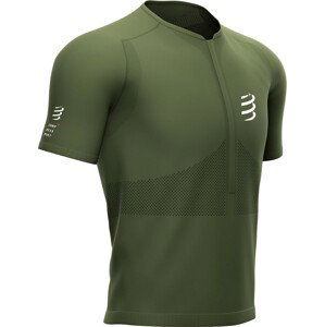 Tričko Compressport Trail Half-Zip Fitted SS Top