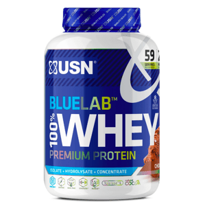 Proteínové prášky USN BlueLab 100% Whey Premium Protein chocolate 2kg