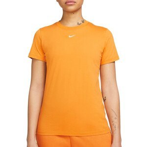 Tričko Nike  Essentials T-Shirt Damen Orange Weiss F738