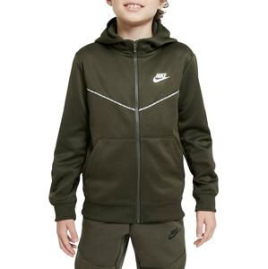 Mikina s kapucňou Nike B NSW REPEAT PK FZ HOODIE