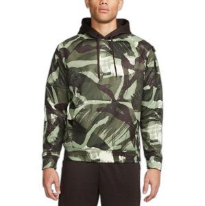 Mikina s kapucňou Nike  Therma-FIT Men s Allover Camo Fitness Hoodie