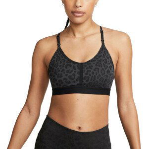 Podprsenka Nike  Indy Women s Light-Support 1-Piece Pad V-Neck Leopard Print Bra