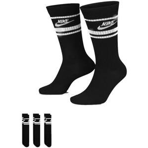 Ponožky Nike  Essential Crew Stripe Socks Black