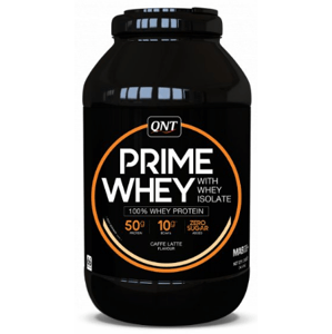 Proteínové prášky QNT PRIME WHEY- 100 % Whey Isolate & Concentrate Blend 2 kg Coffee Latte