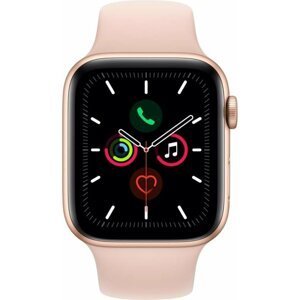 Hodinky Apple Apple Watch Series 5   GPS, 44mm Gold Aluminium Case with Pink Sand