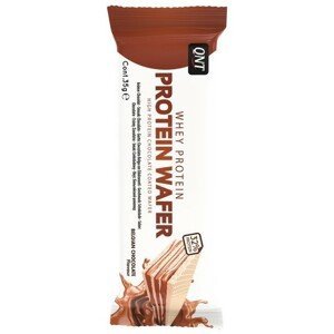Proteínové tyčinky a sušienky QNT QNT Protein Wafer Chocolate - 35 g
