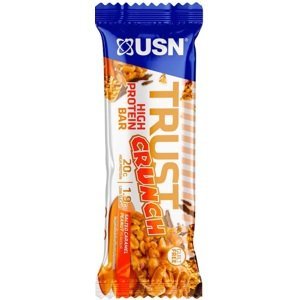 Proteínové tyčinky a sušienky USN Trust Crunch karamel s arašídy 60g
