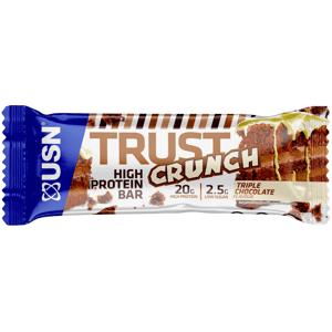 Proteínové tyčinky a sušienky USN Trust Crunch tripple chocolate 60g