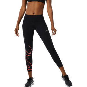 Legíny New Balance Graphic Impact Run Crop Tight