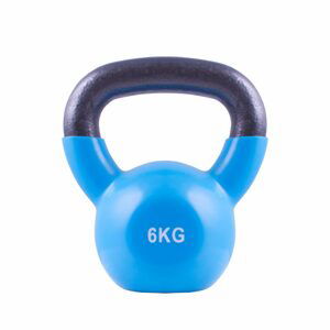 Sportago kovový vinyl Kettlebell 6 kg