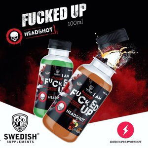 Fucked Up Headshot - Swedish Supplements 16 x 100 ml. Crazy Mango