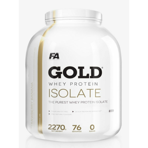 Gold Whey Isolate - Fitness Authority 2270 g Jahoda+Banán