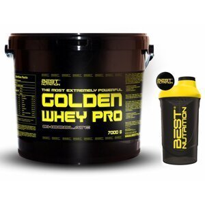 Golden Whey Pro + Šejker Zadarmo od Best Nutrition 2,25 kg Čokoláda+Banán