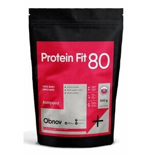 Protein Fit 80 - Kompava 500 g Vanilka
