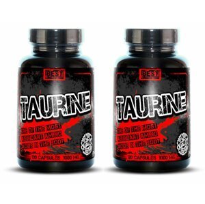 1+1 Zadarmo: Taurine od Best Nutrition 250 kaps. + 250 kaps.