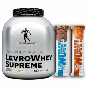 Levro Whey Supreme - Kevin Levrone 2000 g Strawberry+Banana