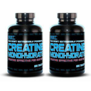 1+1 Zadarmo: Creatine Monohydrate Peg System od Best Nutrition 250 tbl. + 250 tbl.