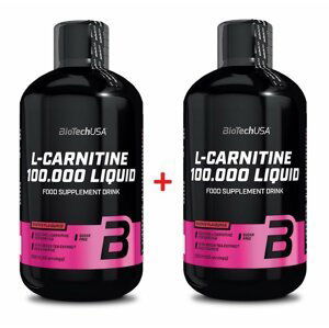 1+1 Zadarmo: L-Carnitine 100 000 Liquid od Biotech USA 500 ml. + 500 ml. Jablko