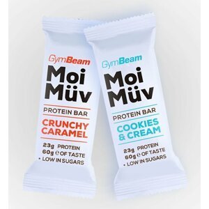 Tyčinka: MoiMuv - GymBeam 60 g Crunchy Caramel