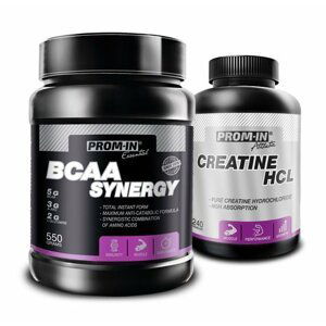 Akcia: BCAA Synergy + Creatin HCL - Prom-IN 550 g + 240 kaps. Melon