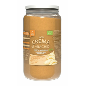 100% Crema Di Arachidi Bio Ricetta Americana - Smile Crunch 600 g