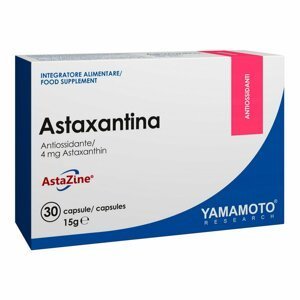 Astaxantina (zvyšuje svalovú vytrvalosť a regeneráciu) - Yamamoto 30 kaps.