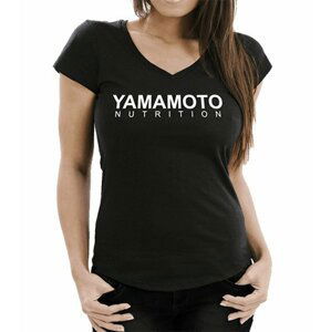 Lady T-Shirt V 145 OE - Yamamoto Active Wear Čierna L