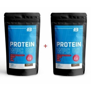 1+1 Zadarmo: Protein WPC 80 - Body Nutrition 1000 g + 1000 g Strawberry cream