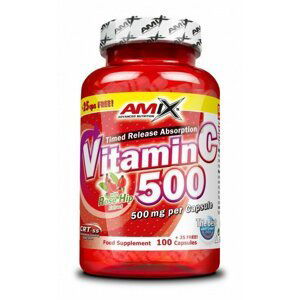 Vitamin C 500 + Rose Hip - Amix 100 + 25 kaps.