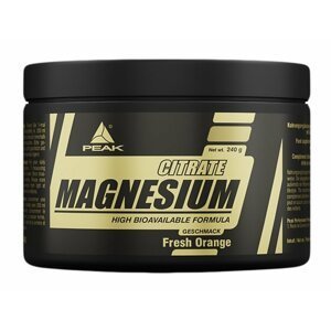 Magnesium Citrate - Peak Performance 240 g Fresh Orange