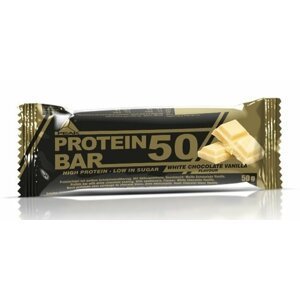 Tyčinka: Protein Bar 50 - Peak Performance 50 g White Chocolate Vanilla