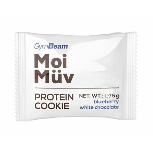 Moi Muv Protein Cookie - GymBeam 75 g Blueberry+White Chocolate